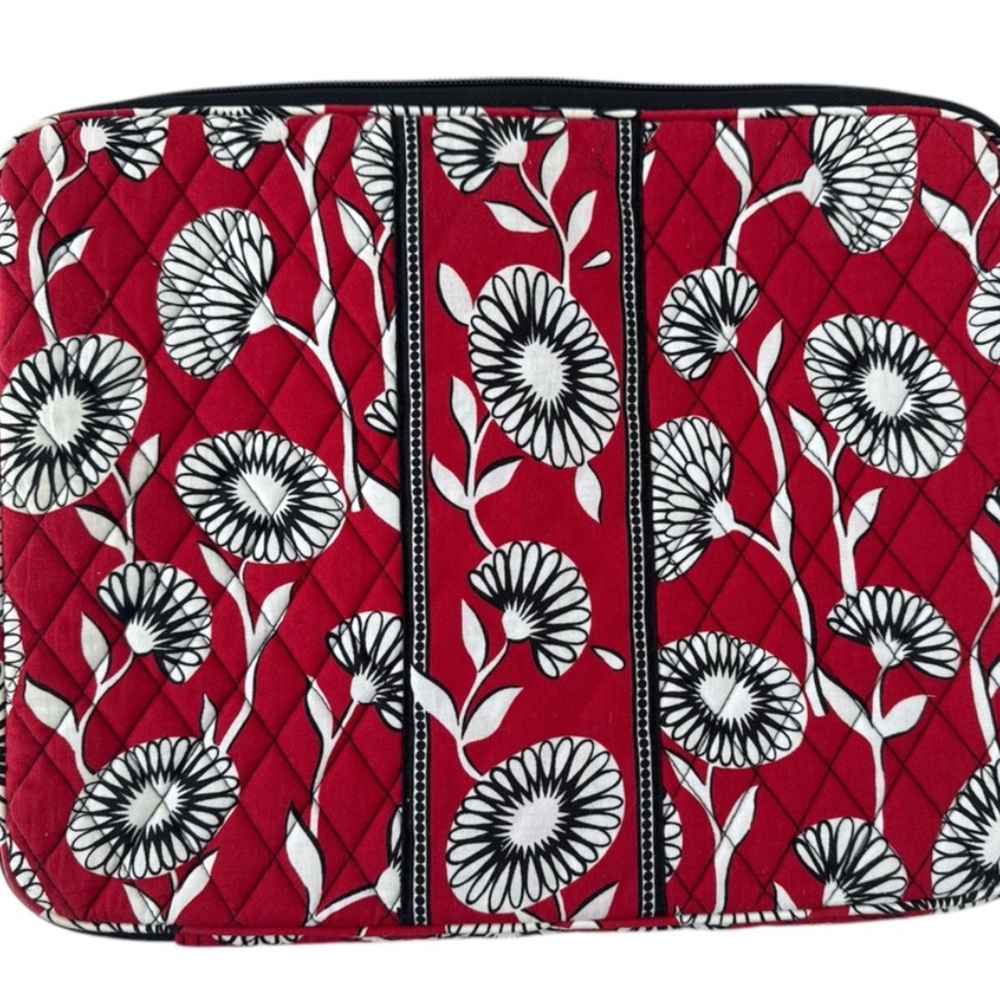 Red Quilted Floral  iPad Case/Cover (just case/cover)